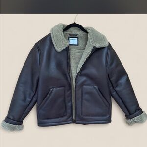 Old Navy Dark Brown Faux Fur Jacket